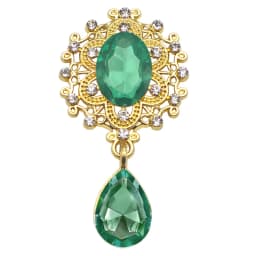 Charm Flower Brooch 10pc 25*45MM Crystal Gold Flat Back 2019 Wedding Wine Glass Ornament Decoraation Crafts Scrapbooking