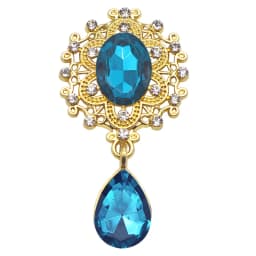 Charm Flower Brooch 10pc 25*45MM Crystal Gold Flat Back 2019 Wedding Wine Glass Ornament Decoraation Crafts Scrapbooking