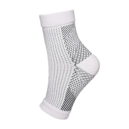 1Pair Sports Ankle Support Brace Compression Sleeve Plantar Fasciitis Sock for Achilles Tendonitis Joint Pain Swelling Heel Spur