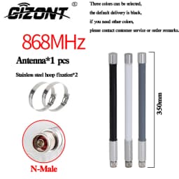 868MHz Fiberglass Antenna Outdoor OMNI Antenna 868 MHz Helium Bobcat Miner Hotspot Antennas for Meshtastic Lorawan Long Range N
