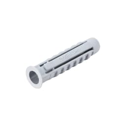uxcell 50pcs 8mmX40mm Plastic Expansion Pipe Column Concrete Anchor Wall Plug Gray for Home Garden DIY Application