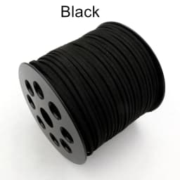 10m/lot 2.5mm Flat Faux Suede Braided Cord Korean Velvet Leather Thread String Rope For DIY Necklace Jewelry Making Supplies