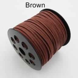 10m/lot 2.5mm Flat Faux Suede Braided Cord Korean Velvet Leather Thread String Rope For DIY Necklace Jewelry Making Supplies
