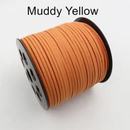 10m/lot 2.5mm Flat Faux Suede Braided Cord Korean Velvet Leather Thread String Rope For DIY Necklace Jewelry Making Supplies