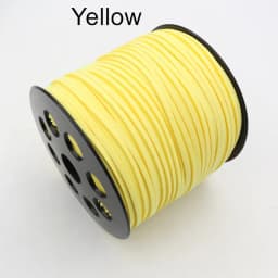 10m/lot 2.5mm Flat Faux Suede Braided Cord Korean Velvet Leather Thread String Rope For DIY Necklace Jewelry Making Supplies