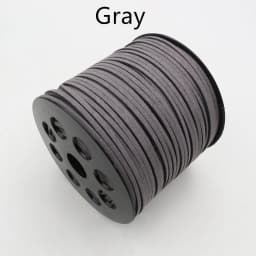 10m/lot 2.5mm Flat Faux Suede Braided Cord Korean Velvet Leather Thread String Rope For DIY Necklace Jewelry Making Supplies