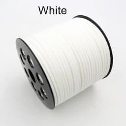 10m/lot 2.5mm Flat Faux Suede Braided Cord Korean Velvet Leather Thread String Rope For DIY Necklace Jewelry Making Supplies