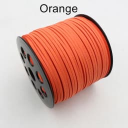 10m/lot 2.5mm Flat Faux Suede Braided Cord Korean Velvet Leather Thread String Rope For DIY Necklace Jewelry Making Supplies