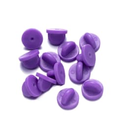 50pcs Rubber Brooch Bukle Button Clasp Pin Backs Clutch Care Cap Nail Tie Back Stoppers Squeeze Badge Holder Jewelry Accessories
