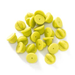 50pcs Rubber Brooch Bukle Button Clasp Pin Backs Clutch Care Cap Nail Tie Back Stoppers Squeeze Badge Holder Jewelry Accessories