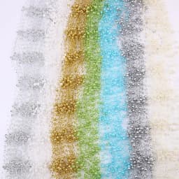 10m 3mm and 8mm Craft Square Imitation Pearl Beads Cotton Line Chain For DIY Wedding Party Decoration Party accessior