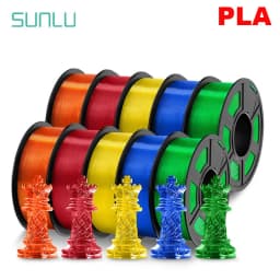 SUNLU 10KG 3D Filament PLA /PLA PLUS Filament 10kg 22 Lbs 1.75mm 3D Printer Filament Environmentally Friendly High Strength PLA