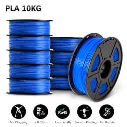SUNLU 10KG 3D Filament PLA /PLA PLUS Filament 10kg 22 Lbs 1.75mm 3D Printer Filament Environmentally Friendly High Strength PLA