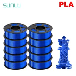 SUNLU 10KG 3D Filament PLA /PLA PLUS Filament 10kg 22 Lbs 1.75mm 3D Printer Filament Environmentally Friendly High Strength PLA