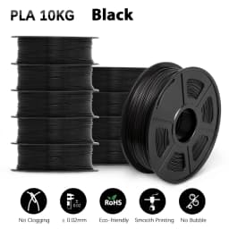 SUNLU 10KG 3D Filament PLA /PLA PLUS Filament 10kg 22 Lbs 1.75mm 3D Printer Filament Environmentally Friendly High Strength PLA