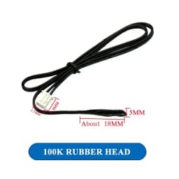 1pcs 40cm Air Conditioning Temperature Sensor 5K 10K 15K 20K 50K 100K Air Conditioner Tube Sensor Rubber Head Copper Head
