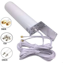 Hi-Gain LTE External Antenna 3G 4G Outdoor Antenna With Dual 5M Meter SMA Male CRC9 TS9 Connector For 3G 4G Router Modem