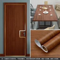 PVC Waterproof Self Adhesive Wallpaper Wall in Rolls Furniture Cabinets Vinyl Decorative Film Wood Grain Stickers For Home Decor