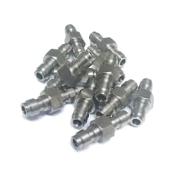 Both End Male Quick Disconnect Adaptor Stainless Steel Double Male 8MM Fill Nipple HPA High Pressure Accessories