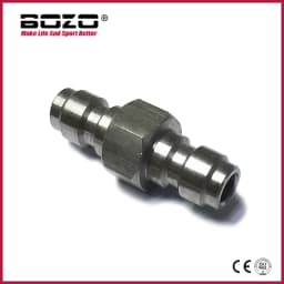 Both End Male Quick Disconnect Adaptor Stainless Steel Double Male 8MM Fill Nipple HPA High Pressure Accessories