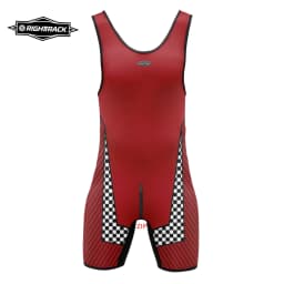 Mens Wrestling Singlets Front And Back Zipper Dog SexyMan Bodysuits RT One-Piece Undershirts Powerlifting Sleeveless Sleepwear