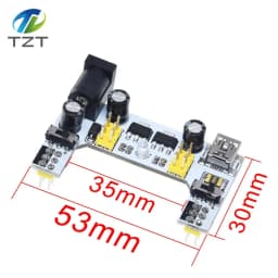 3.3V/5V MB102 Breadboard power module+ 400 points Solderless Prototype Bread board kit +65 Flexible jumper wires for arduino