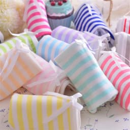 Japanese Anime Blue White Striped Panties Underwear Lolita Pink Briefs Lingerie Cute Soft Breathable Underpants Female Gifts New