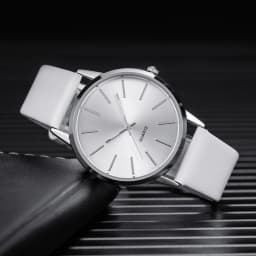 2025 Men Watches Top Brand Luxury Brown Leather Band Quartz Wristwatch Men's Casual Simple Watch Wrist Male Clock Reloj Hombre