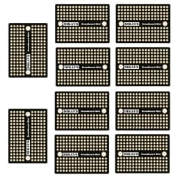 Solder-able 170 Points Breadboard Mini Prototype Pcb Board for Arduino DIY Project (Pack of 10)