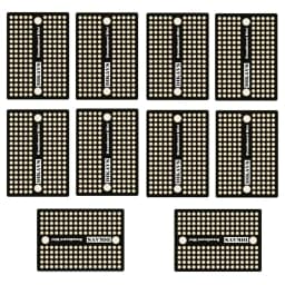 Solder-able 170 Points Breadboard Mini Prototype Pcb Board for Arduino DIY Project (Pack of 10)