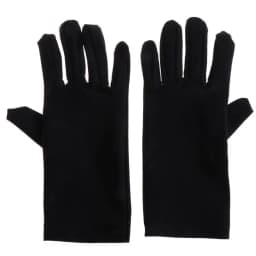 Practical Jewelry Gloves Wrist Length Gloves Black Gloves Work for PROTECTION Coin Inspection Gloves for Fetching Jewels