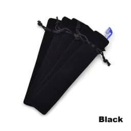 10PCS Plush Cloth Pen Bag Double-sided Thickened Velvet Pen Pouch Sleeve Holder Office School Supplies