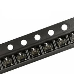 (100pcs) TL431 SOT-23 SMD Voltage Regulator IC 0.5% (Marking 431)