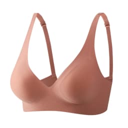 FINETOO Women Seamless Bra Comfortable Wireless Bras S-XL Ladies Deep V Underwear Soft Padded Brassiere Female Bra Lingerie 2023