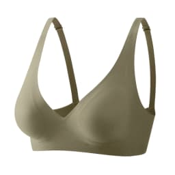 FINETOO Women Seamless Bra Comfortable Wireless Bras S-XL Ladies Deep V Underwear Soft Padded Brassiere Female Bra Lingerie 2023