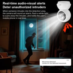 Fuers 5MP WiFi Camera Works With Tuya Smart Home Indoor Wireless IP Surveillance Camera AI Detect Security Baby Monitor