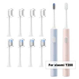 4PCS Replacement Brush Heads For Xiaomi Mijia T200 Sonic Electric Toothbrush Head Soft Bristle