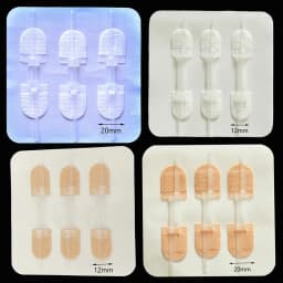 3pcs/set  Portable Zipper Tie Wound Closure Patch Hemostatic Patch Wound Fast Suture Zipper Band-Aid Outdoor  Safety Survival