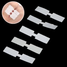 3pcs/set  Portable Zipper Tie Wound Closure Patch Hemostatic Patch Wound Fast Suture Zipper Band-Aid Outdoor  Safety Survival