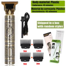 Vintage T9 Hair Clipper Beard Shaving Body Hair Trimmer Clippers Electric Men Haircut Machine 0mm Barber Shaver