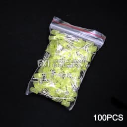 100PCS F5 LED Diode 5MM Assorted Kit White Green Red Blue Yellow Orange Pink Purple Warm White DIY kit Light Emitting Diode bxv