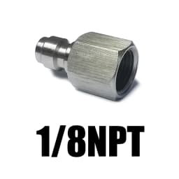 HPA High Pressure Air 8mm Quick Disconnect Male Female Adapter, Fill Nipple 1/8NPT 1/8BSPP M10*1 M8*1 Stainless Steel