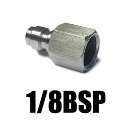 HPA High Pressure Air 8mm Quick Disconnect Male Female Adapter, Fill Nipple 1/8NPT 1/8BSPP M10*1 M8*1 Stainless Steel
