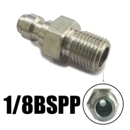 HPA High Pressure Air 8mm Quick Disconnect Male Female Adapter, Fill Nipple 1/8NPT 1/8BSPP M10*1 M8*1 Stainless Steel