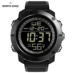 NORTH EDGE Mens Digital Watches Army Military World Time Alarm Sport Stopwatch For Male Waterproof 50M Wristwatch 2022 Relogios