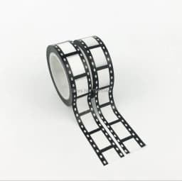 1PC 10M Decorative Black and White Camera Film Washi Tape Japanese 10m Kawaii Scrapbooking Tools Masking Tape for Photo Album