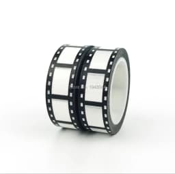 1PC 10M Decorative Black and White Camera Film Washi Tape Japanese 10m Kawaii Scrapbooking Tools Masking Tape for Photo Album