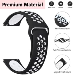 20mm/22mm Watch band For Amazfit GTS 4/GTR 4/3/2 Mini/Pro/stratos/Balance Sport Silicone Bracelet Amazfit bip 5-bip 3 pro strap