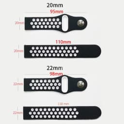 20mm/22mm Watch band For Amazfit GTS 4/GTR 4/3/2 Mini/Pro/stratos/Balance Sport Silicone Bracelet Amazfit bip 5-bip 3 pro strap