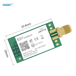 2PCS nRF24L01P 2.4GHz 500mW E01-2G4M27D SPI Transceiver E01-2G4M27D 27dBm SMA Long Range nRF24L01 PA LNA Transmitter Receiver